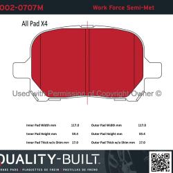 QUALITY-BUILT 10020707M