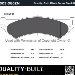 QUALITY-BUILT 10030802M