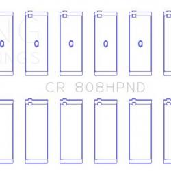 KING ENGINE BEARINGS CR808HPND