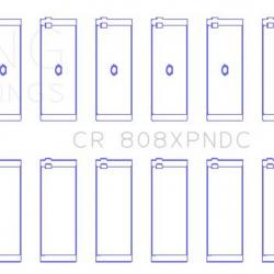 KING ENGINE BEARINGS CR808XPNDCX