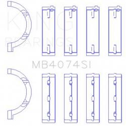 KING ENGINE BEARINGS MB4074SI