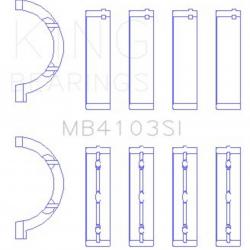 KING ENGINE BEARINGS MB4103SI