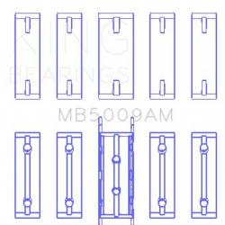 KING ENGINE BEARINGS MB5009AM