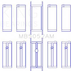 KING ENGINE BEARINGS MB5052AM