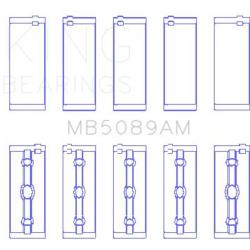 KING ENGINE BEARINGS MB5089AM