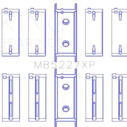 KING ENGINE BEARINGS MB5227XP