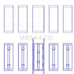 KING ENGINE BEARINGS MB5442SI