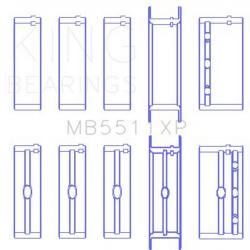 KING ENGINE BEARINGS MB5511XPX