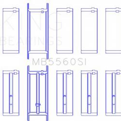 KING ENGINE BEARINGS MB5560SI