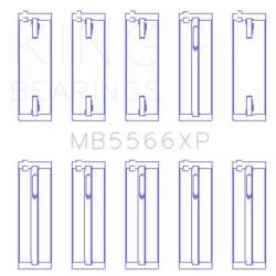 KING ENGINE BEARINGS MB5566XP