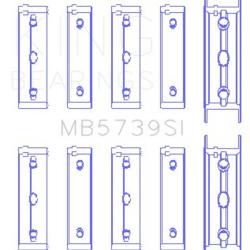 KING ENGINE BEARINGS MB5739SI