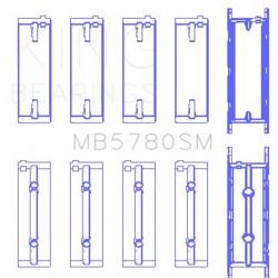 KING ENGINE BEARINGS MB5780SM