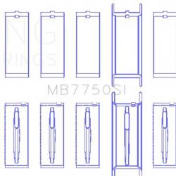 KING ENGINE BEARINGS MB7750SI