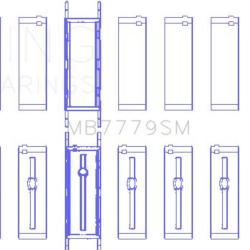 KING ENGINE BEARINGS MB7779SM