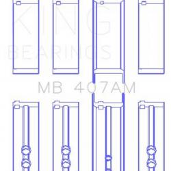 KING ENGINE BEARINGS MB407AM