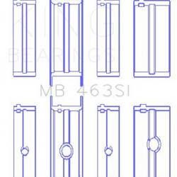 KING ENGINE BEARINGS MB463SI