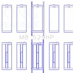 KING ENGINE BEARINGS MB529HP