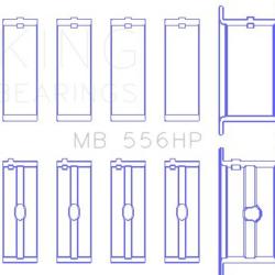 KING ENGINE BEARINGS MB556HP