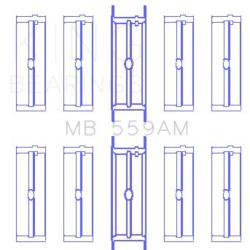 KING ENGINE BEARINGS MB559AM