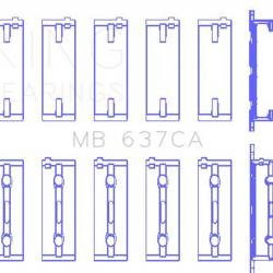 KING ENGINE BEARINGS MB637CA