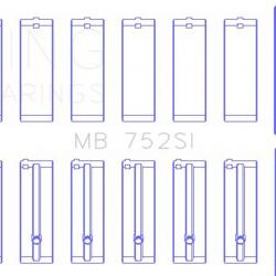 KING ENGINE BEARINGS MB752SI