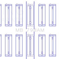 KING ENGINE BEARINGS MB798AM