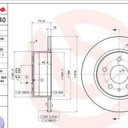 BREMBO 08139540