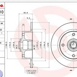 BREMBO 08269110