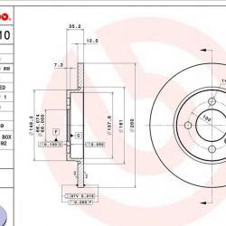 BREMBO 08306810