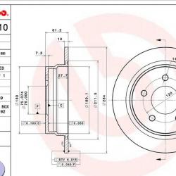 BREMBO 08448710