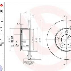 BREMBO 08498210