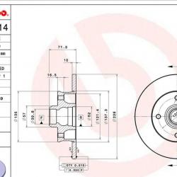 BREMBO 08500514