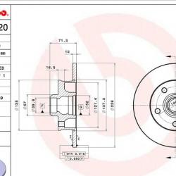 BREMBO 08500520