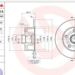 BREMBO 08691114