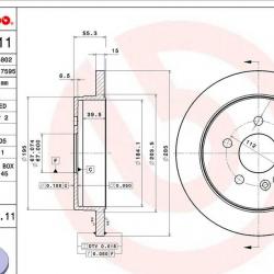 BREMBO 08793611