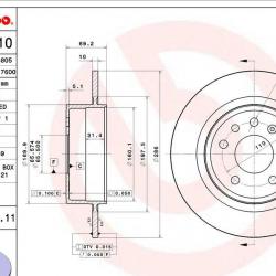 BREMBO 08830511