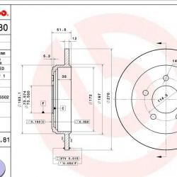 BREMBO 08845781