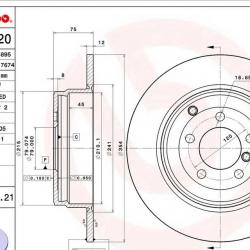 BREMBO 08855421