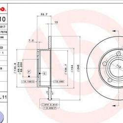 BREMBO 08908311