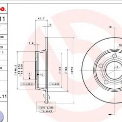 BREMBO 08908411