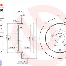 BREMBO 08910711