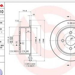 BREMBO 08950410