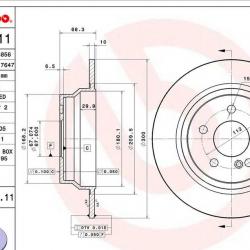 BREMBO 08958411