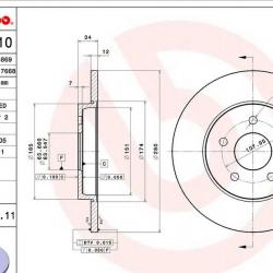 BREMBO 08973411