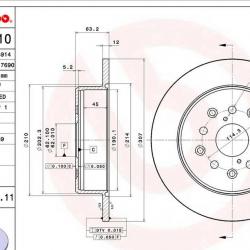 BREMBO 08A03811