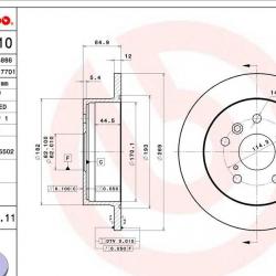 BREMBO 08A10811