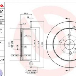 BREMBO 08A11111