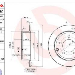 BREMBO 08A11431