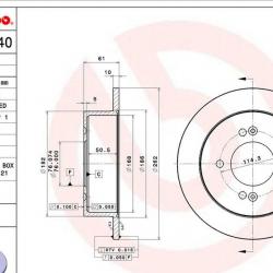 BREMBO 08A11440