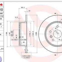 BREMBO 08A15011